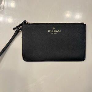 Kate Spade Black Wristlet